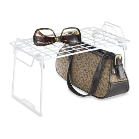 Fine-Line White Grid Stacking Shelf, Small FI2421705